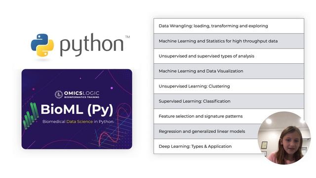 Omics logic BioML - Python overview by Experts in the field смотреть онлайн