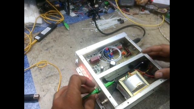 Optical Node Receiver CATV 0dbm Testing смотреть онлайн