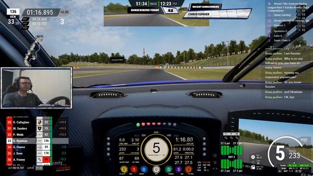 Austeam Racing League Race 1 Suzuka Assetto Corsa Competizione смотреть онлайн