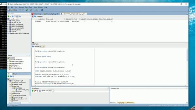 DataPump Export using SQL Developer смотреть онлайн