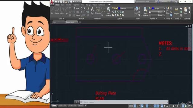 Using annotative scaling AutoCAD LT Essential Training смотреть онлайн