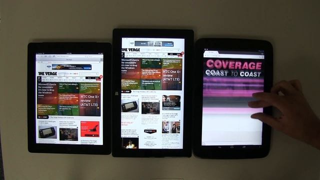 iPad 4 | Nexus 10 | Surface - Web Browser Performance Test смотреть онлайн