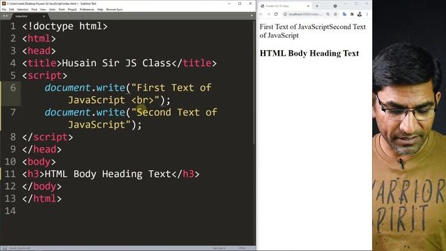 Add Html Tags in JavaScript Basic Tutorial in Hindi / Urdu - Class - 03 смотреть онлайн