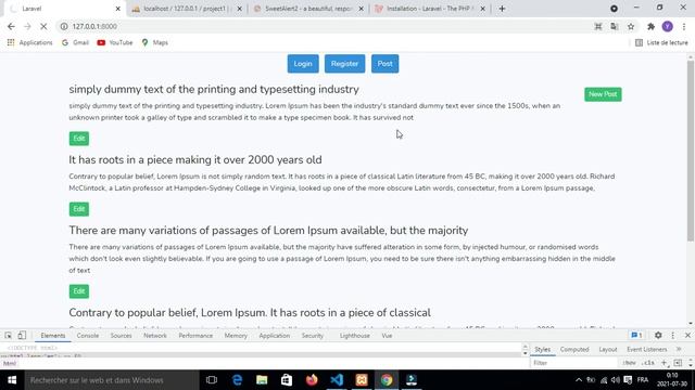 10-Delete Post(SPA Project With Laravel Vuejs in Arabic) смотреть онлайн