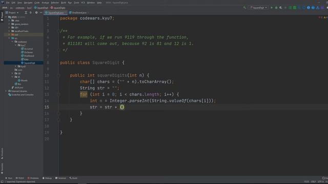 JAVA Задачи. #4. Square Every Digit смотреть онлайн