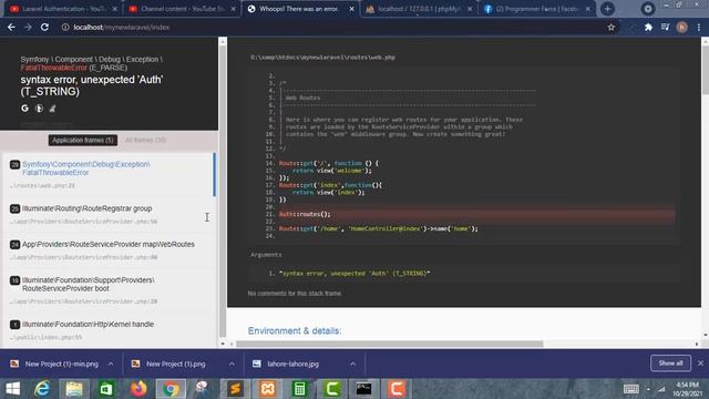 How to create different Routes in Laravel смотреть онлайн