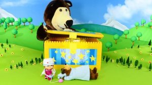 Masha and the Bear Playhouse & Dolls for Kids