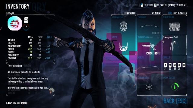 Payday 2: Bow and Arrow/Crossbow + Dodge Build смотреть онлайн