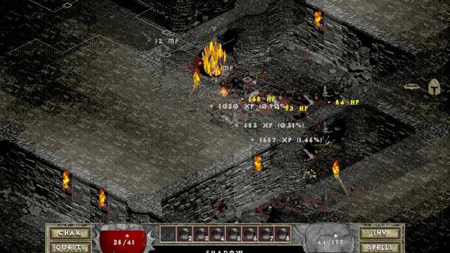 Diablo 1 (Hell 2 MOD) Mage - Warlock part 4 смотреть онлайн
