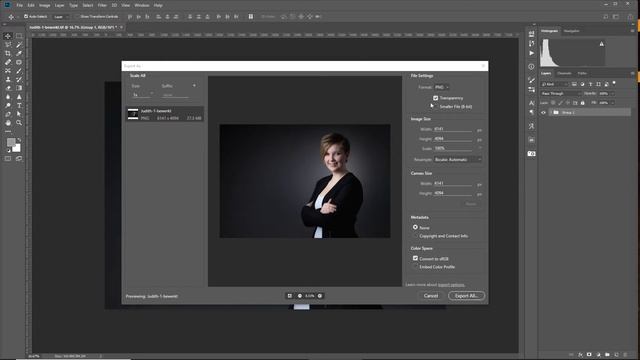 How to export a photo from Photoshop смотреть онлайн