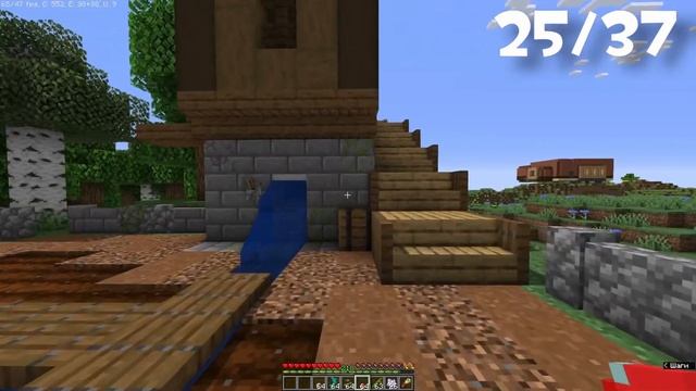 Как выполнить ачивку Зерноуборочный комбайн / Minecraft Blazeandcaves Datapack