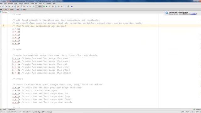 OCA Java SE 8 Programmer I. Using Operators and Decision Constructs. Training 6. смотреть онлайн