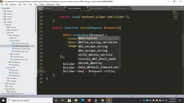 #PHP Laravel | Slider Add | Part- 22 Website Development | Full Course | Bangla Tutorial смотреть онлайн