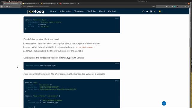 Terraform Input Variable (string, number, bool, list, map...) | How to use Terraform Input Variable смотреть онлайн