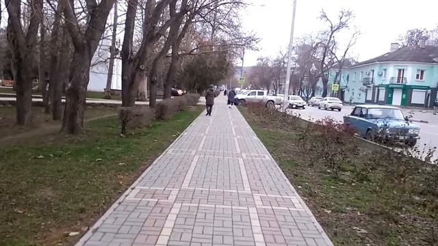 Крым Феодосия. ул. Федько от моста до Комсомольского парка + Динамо. .