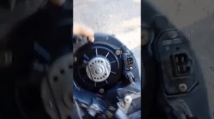 Замена печки и чистка . Митцубиси делика квадрат.