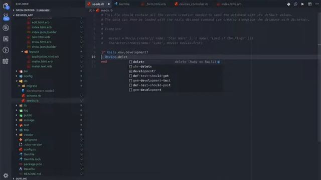Seeding Your Database - Rails 9 of 11 смотреть онлайн