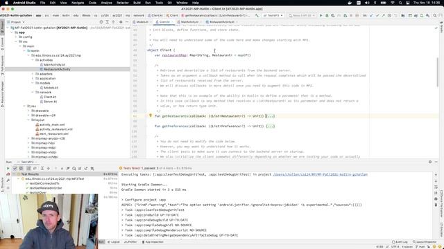 CS 124 Kotlin: MP3 Restaurant Activity Changes смотреть онлайн