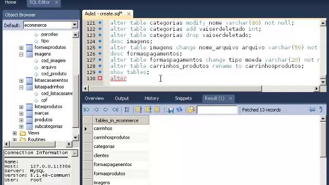 Curso Prático de SQL com MySQL - Aula 06 - Alter table смотреть онлайн