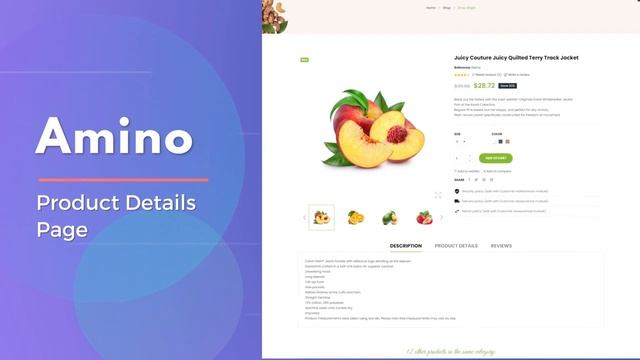 Amino - Organic Bootstrap Template | Organic Website Template