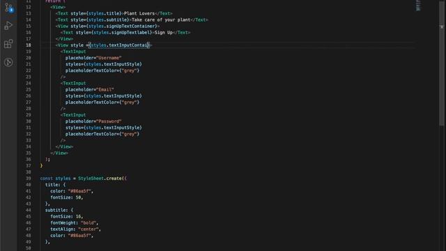 Login UI using react native смотреть онлайн