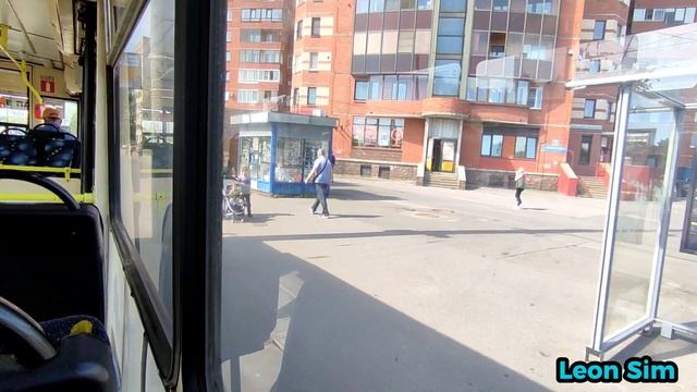 Троллейбус №4. (Ст. метро «Плошадь Мужества» - К/ст «Придорожная аллея»). смотреть онлайн