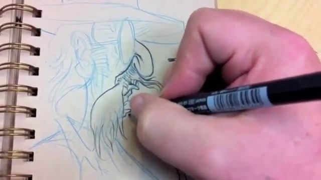 Скетчинг по рисованию человека. Часть 1 смотреть онлайн