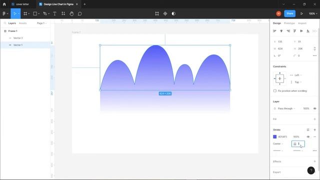 How to create a Line Cart in Figma смотреть онлайн