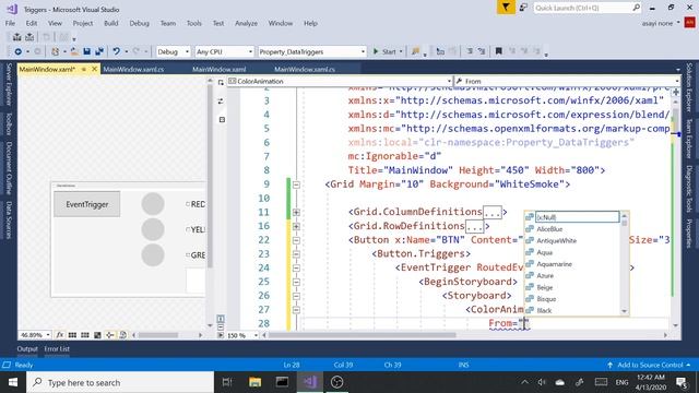 WPF Triggers: EventTrigger Part-2 смотреть онлайн