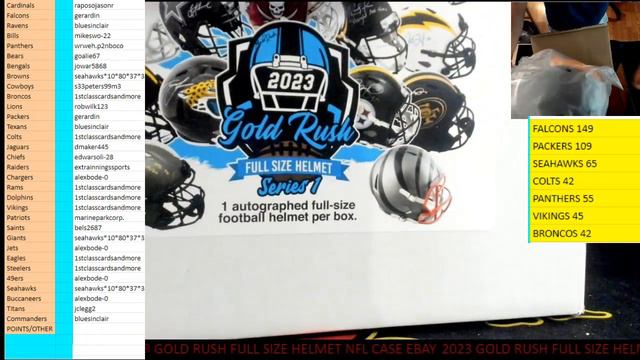 CAJUNBREAKER 2023 GOLD RUSH FULL SIZE HELMET NFL CASE #10(EBAY) 5-24-2023 смотреть онлайн