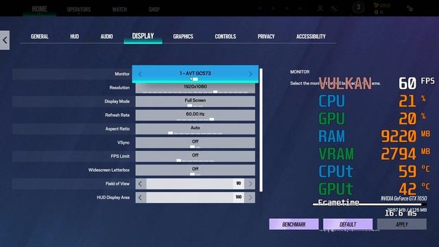 GeForce GTX 1650 -- Intel Core i5-11600K -- Tom Clancy's Rainbow Six Siege FPS Test i5-11600KF смотреть онлайн