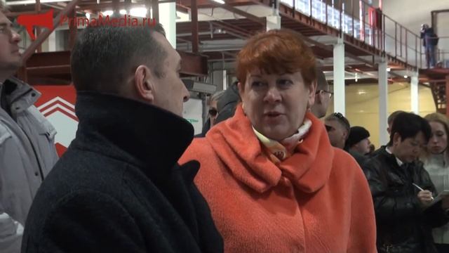 Открытие логистического комплекса "Янковский".Гости мероприятия. смотреть онлайн