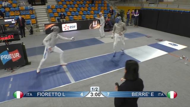 2022 158 T64 05 M S Individual Orleans FRA GP 1 BERRE‘‘ ITA vs FIORETTO ITA смотреть онлайн