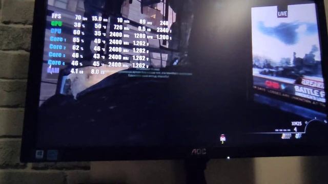 Intel q6600+gtx460 fps Cod Mw3 смотреть онлайн