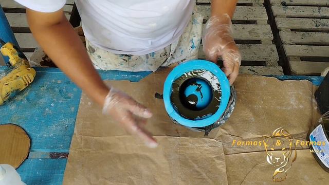 Fabricação do vaso de resina passo a passo - Rápido e fácil! смотреть онлайн