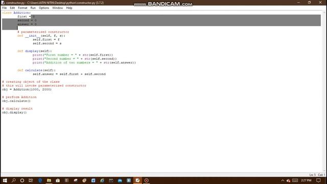OOP'S CONCEPT IN PYTHON || CONSTRUCTOR || DESTRUCTOR IN PYTHON || CBSE IMP IN 2 MINUTES || смотреть онлайн