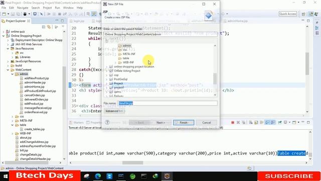 4. Online Shopping project in jsp - Add New Product Page (Eclipse IDE,Tomcat Sever, MySQL Database) смотреть онлайн