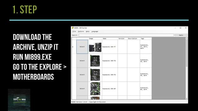 Mi899 is a utility designed to ease the process of backups and flashing bios for most Chinese board смотреть онлайн