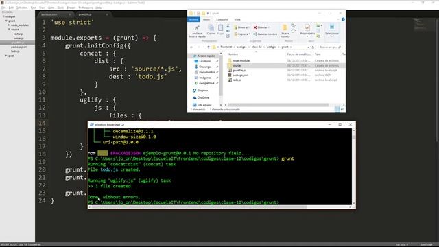 12 Grunt Gulp | Herramientas para Frontend смотреть онлайн
