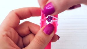 ПРОСТОЙ БРАСЛЕТ из резинок на рогатке