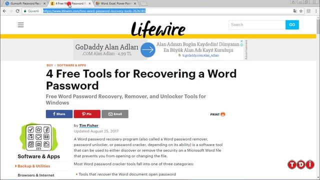 Word Ders 3: Unutulan Word Şifrelerini Nasıl Öğrenebilirim. смотреть онлайн