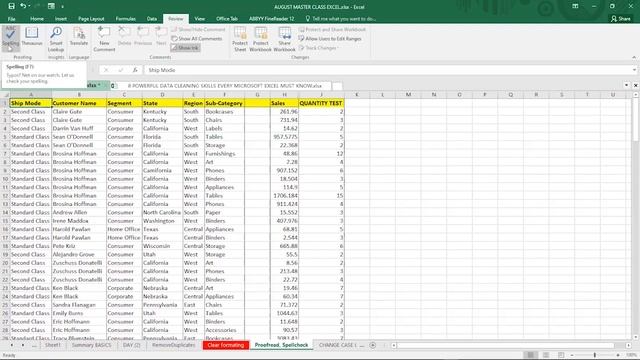 EASY DATA CLEANING SKILLS IN EXCEL - TRIM, PROPER, UPPER, LOWER, REMOVE DUPLICATES, CLEAR FORMATS смотреть онлайн