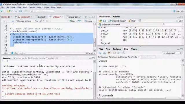 R-StuTorials IV - 18 Tests für Rangdaten смотреть онлайн