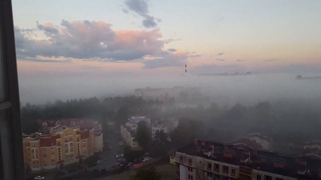 Санкт Петербург. Туманное утро 04:30 смотреть онлайн