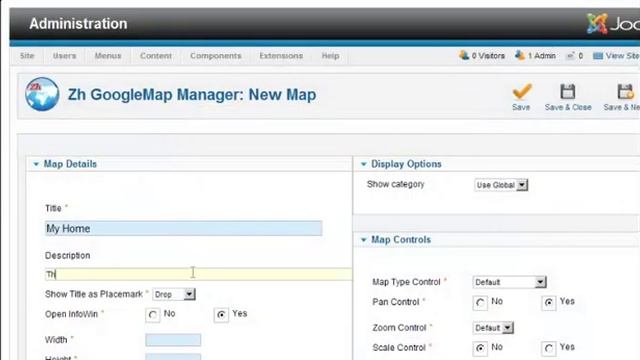 How to add a Google Maps component in Joomla 2.5 смотреть онлайн
