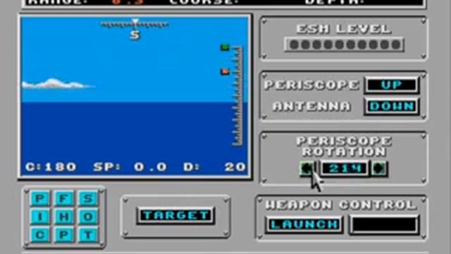 688 Attack Sub - (Sega Genesis/Mega Drive) смотреть онлайн