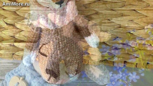 Амигуруми: схема Сонный Олененок. Игрушки вязанные крючком. Free crochet patterns. смотреть онлайн