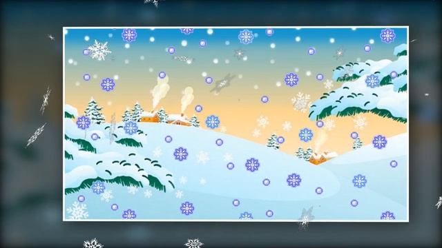 ❆С неба звёздочки летят❆☃Детская песня о зиме☃❆ смотреть онлайн