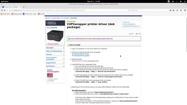 Installing Printers on Linux смотреть онлайн