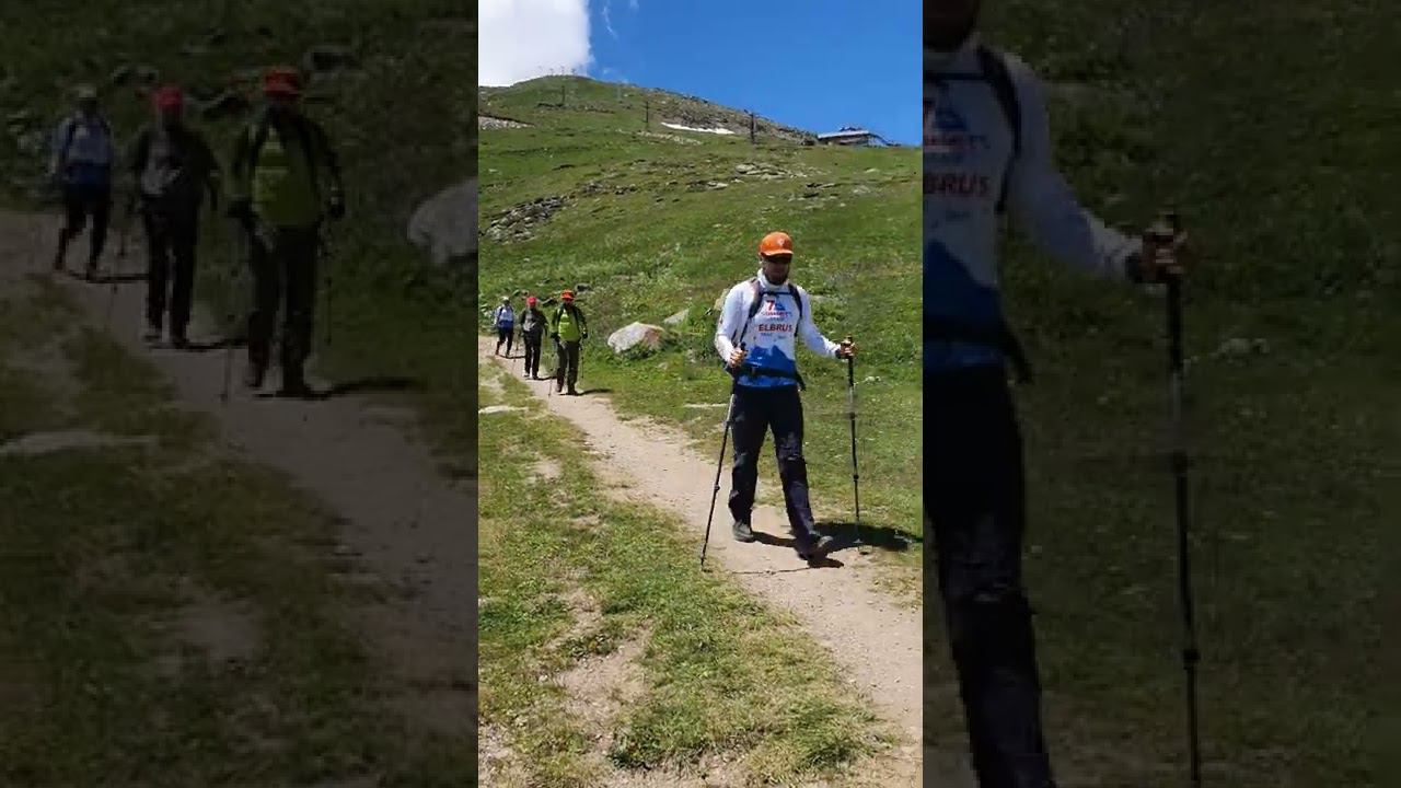 Группа Клуба 7 Вершин на акклиматизационном выходе на гору Чегет смотреть онлайн